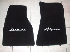 Alpine logo carpet floor mat set