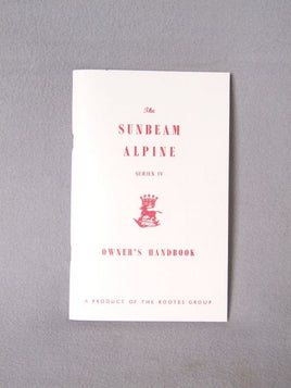Alpine IV Owners Handbook